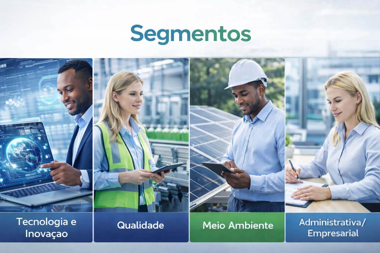 Segmentos atendidos
